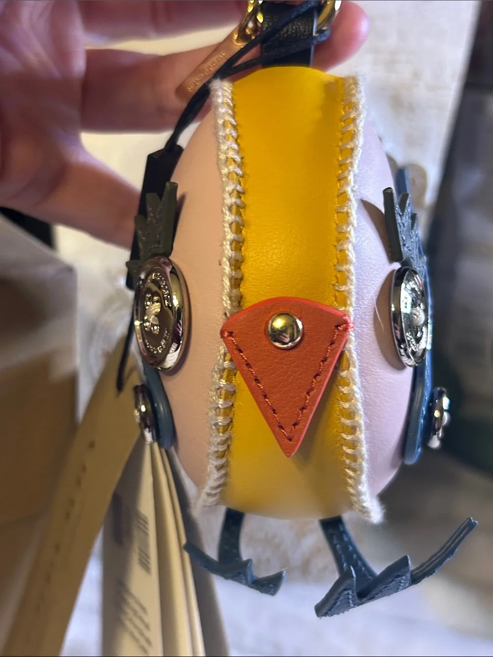 Burberry leather key